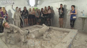 Muddy Wrestling: Shiny Tag-Teamers Tear It Up In The Mud! Screencap 62 on www.sinx.com