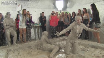 Muddy Wrestling: Shiny Tag-Teamers Tear It Up In The Mud! Screencap 67 on www.sinx.com
