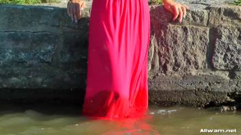 Stunning Gina Proudly Reigns As Town's Wetlook Queen Screencap 10 on www.sinx.com