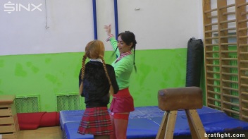 Naughty College Girls in Stockings Catfight - Cam 1 Screencap 12 on www.sinx.com