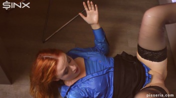 Redhead Babe Drenches Herself In Piss Screencap 25 on www.sinx.com