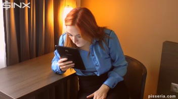 Redhead Babe Drenches Herself In Piss Screencap 4 on www.sinx.com