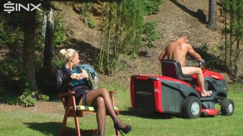 Hot Blonde Shower In Piss By Gardener Screencap 13 on www.sinx.com