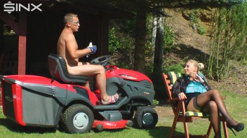 Hot Blonde Shower In Piss By Gardener Screencap 18 on www.sinx.com