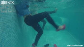 Sexy European Girls Swim In Clothes Screencap 26 on www.sinx.com