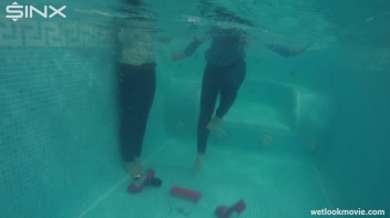 Sexy European Girls Swim In Clothes Screencap 33 on www.sinx.com