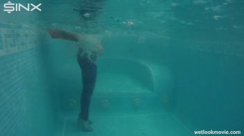 Sexy European Girls Swim In Clothes Screencap 6 on www.sinx.com