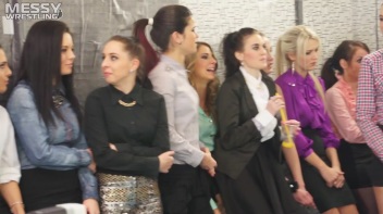 Messy Wrestling:  Roughin' It Up In The Oil Till They're Shredded Down To The Panties! Regular Footage!!! Screencap 1 on www.sinx.com