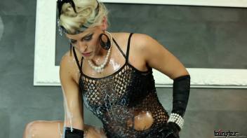 Cabaret Babe Gets Strap-On Cum Fucked Screencap 89 on www.sinx.com