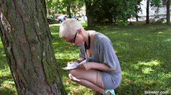 Mila practice on her slimy sucking skills Screencap 3 on www.sinx.com