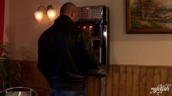 At the Hotel Bar Screencap 1 on www.sinx.com