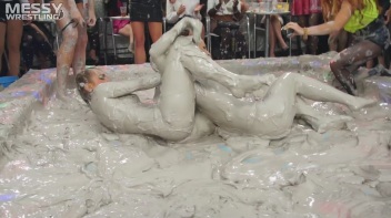 Messy Wrestling: Mud Bunnies Beast it Out In The Ring! Screencap 40 on www.sinx.com