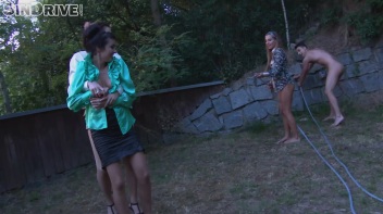 The Ultimate Piss Plow!  Three Chicks, One Dick, And A Hell Of A Lot Of Piss! Screencap 79 on www.sinx.com