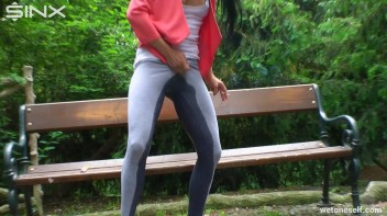 Exotic Hottie Pisses Herself In The Park - Cam 2 Screencap 20 on www.sinx.com