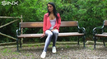 Exotic Hottie Pisses Herself In The Park - Cam 2 Screencap 23 on www.sinx.com