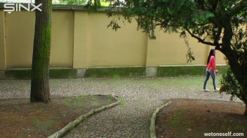 Exotic Hottie Pisses Herself In The Park - Cam 2 Screencap 32 on www.sinx.com