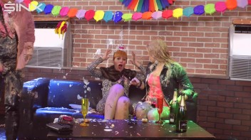 Cream Flans Make The Party Even Messier! Screencap 31 on www.sinx.com