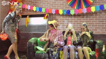 Cream Flans Make The Party Even Messier! Screencap 51 on www.sinx.com