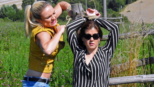 Latest deal - Feisty Europeans Catfight Outside - Cam 2