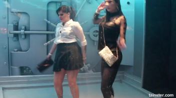 Wet amateur babes stripping down to their underwear Screencap 17 on www.sinx.com