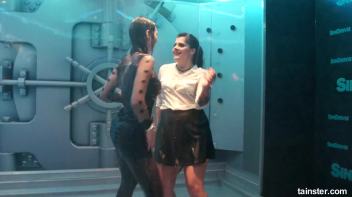 Wet amateur babes stripping down to their underwear Screencap 28 on www.sinx.com