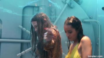 Wet amateur babes stripping down to their underwear Screencap 38 on www.sinx.com
