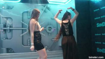 Wet amateur babes stripping down to their underwear Screencap 49 on www.sinx.com