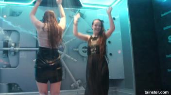 Wet amateur babes stripping down to their underwear Screencap 58 on www.sinx.com