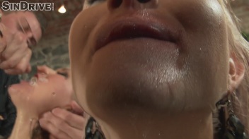 Denim Babes Celebrate With Some Champagne, Clothes Ripping, and Cum Swapping! Screencap 17 on www.sinx.com