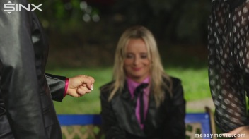 Outdoor Lesbian Food Fight Gets Real Messy Screencap 10 on www.sinx.com