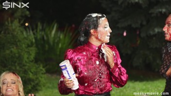 Outdoor Lesbian Food Fight Gets Real Messy Screencap 67 on www.sinx.com