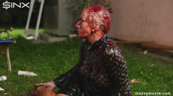 Outdoor Lesbian Food Fight Gets Real Messy Screencap 77 on www.sinx.com