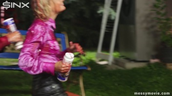 Outdoor Lesbian Food Fight Gets Real Messy Screencap 79 on www.sinx.com