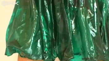 Sexy Babe In Satin Drenches Herself In Oil Screencap 41 on www.sinx.com