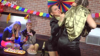 Bitchy Brunette Rips Her Girlfriends Clothes Screencap 36 on www.sinx.com