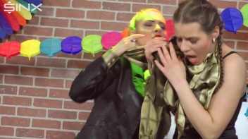 Bitchy Brunette Rips Her Girlfriends Clothes Screencap 40 on www.sinx.com