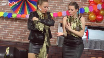 Bitchy Brunette Rips Her Girlfriends Clothes Screencap 41 on www.sinx.com