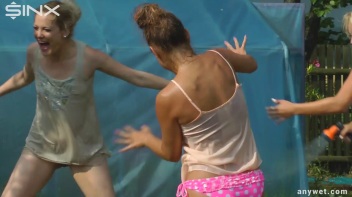 Outdoor Water Fight and Frolicks For Gorgeous Girls Screencap 12 on www.sinx.com