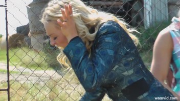 Raw egg food fight between hot blondes Screencap 9 on www.sinx.com