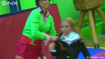 Naughty College Girls in Stockings Catfight - Cam 2 Screencap 21 on www.sinx.com