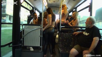 Pissing Orgy On Public Bus With Cum Addicted Group Of Girls Screencap 9 on www.sinx.com