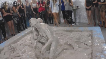 Muddy Wrestling: Real Sisters Showdown: Sheila Cooper vs. Lili Bluberry Screencap 85 on www.sinx.com