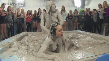 Muddy Wrestling: Real Sisters Showdown: Sheila Cooper vs. Lili Bluberry Screencap 86 on www.sinx.com