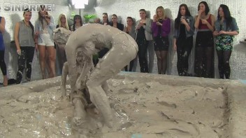 Muddy Wrestling: Real Sisters Showdown: Sheila Cooper vs. Lili Bluberry Screencap 89 on www.sinx.com