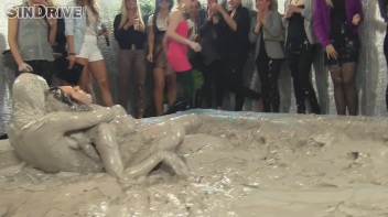 Muddy Wrestling: Real Sisters Showdown: Sheila Cooper vs. Lili Bluberry Screencap 92 on www.sinx.com