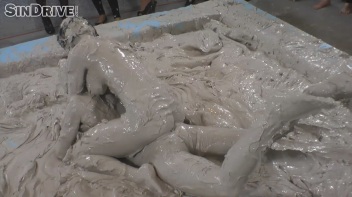 Muddy Wrestling: Real Sisters Showdown: Sheila Cooper vs. Lili Bluberry Screencap 67 on www.sinx.com