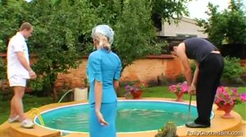 Unclogging The Pussy Pipes In Fully Clothed Glory Screencap 2 on www.sinx.com