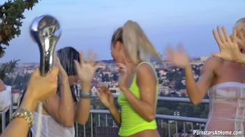 Shouting Their Lesbo Lust From The Rooftops Part 2 Screencap 87 on www.sinx.com