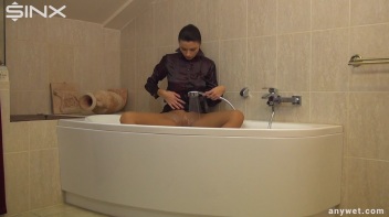 Stroking Her Kitty Clean In The Shower Screencap 14 on www.sinx.com
