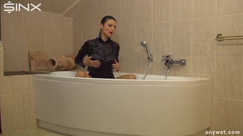 Stroking Her Kitty Clean In The Shower Screencap 57 on www.sinx.com